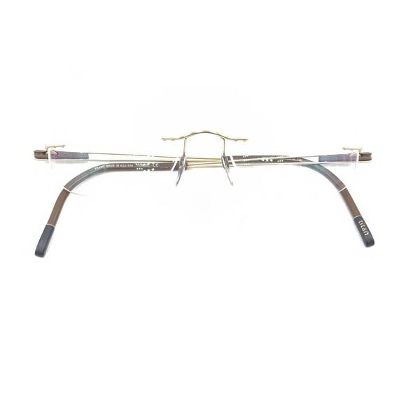 Silhouette 7661 20 6052 Titanium Brown Rimless Eyeglasses Frames 19 140 Austria - Picture 12 of 13